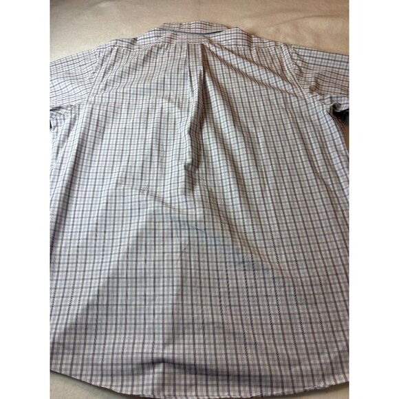 Brooks Brothers Regent Mens Dress Shirt 17.5-36 Non-Iron Supima Cotton Blue/Whit - Picture 10 of 11